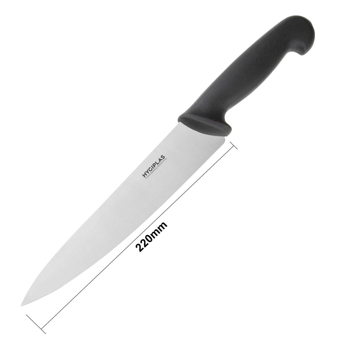 C265 Hygiplas koksmes 21,5cm zwart