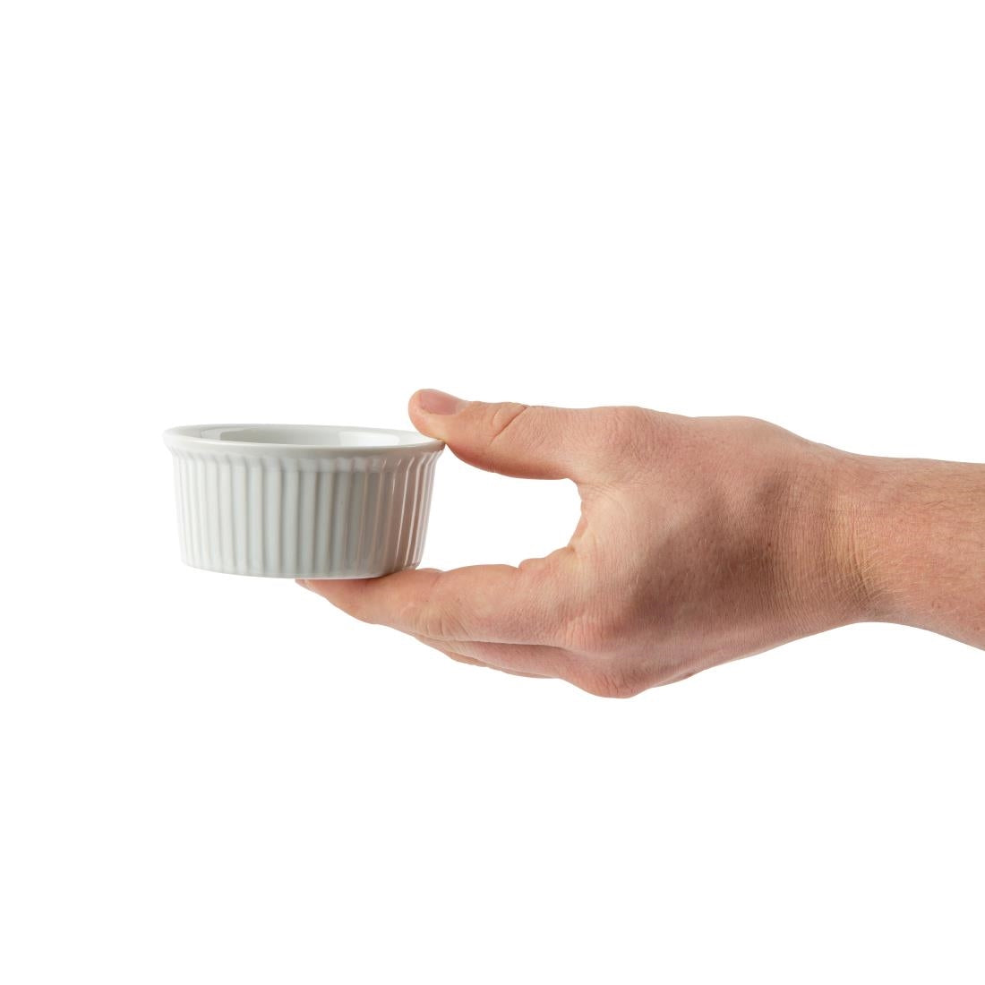W432 Olympia Whiteware Ramekins 8,5cm (12 Stuks)