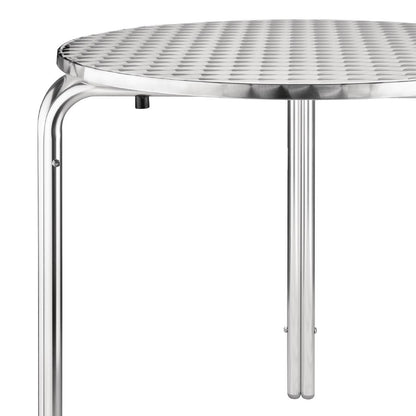 CG836 Bolero ronde RVS bistrotafel 70cm