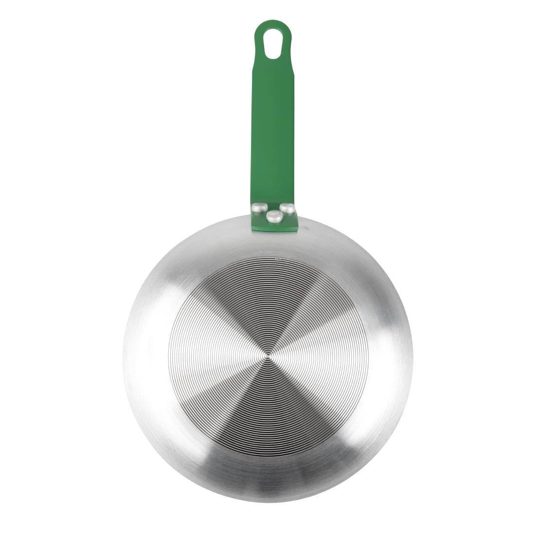 FB470 Hygiplas Teflon Platinum Plus anti-aanbak koekenpan 200mm groen handvat