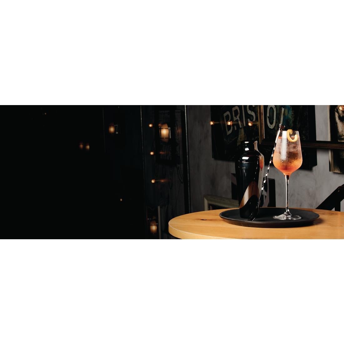 DR628 Olympia Franse cocktailshaker zwart