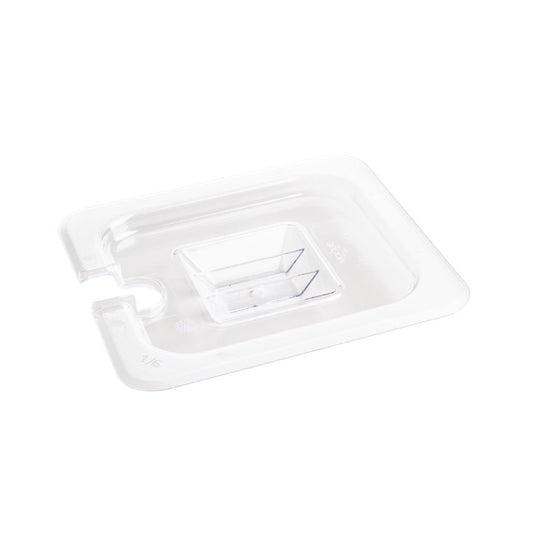 U254 Vogue polycarbonaat deksel met lepeluitsparing GN 1/6