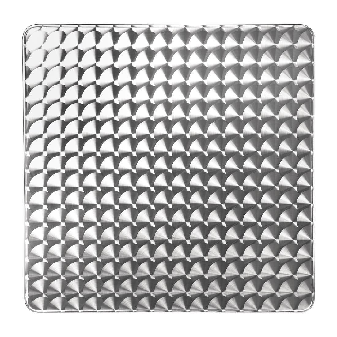CG838 Bolero vierkante aluminium klaptafel met RVS blad 60cm