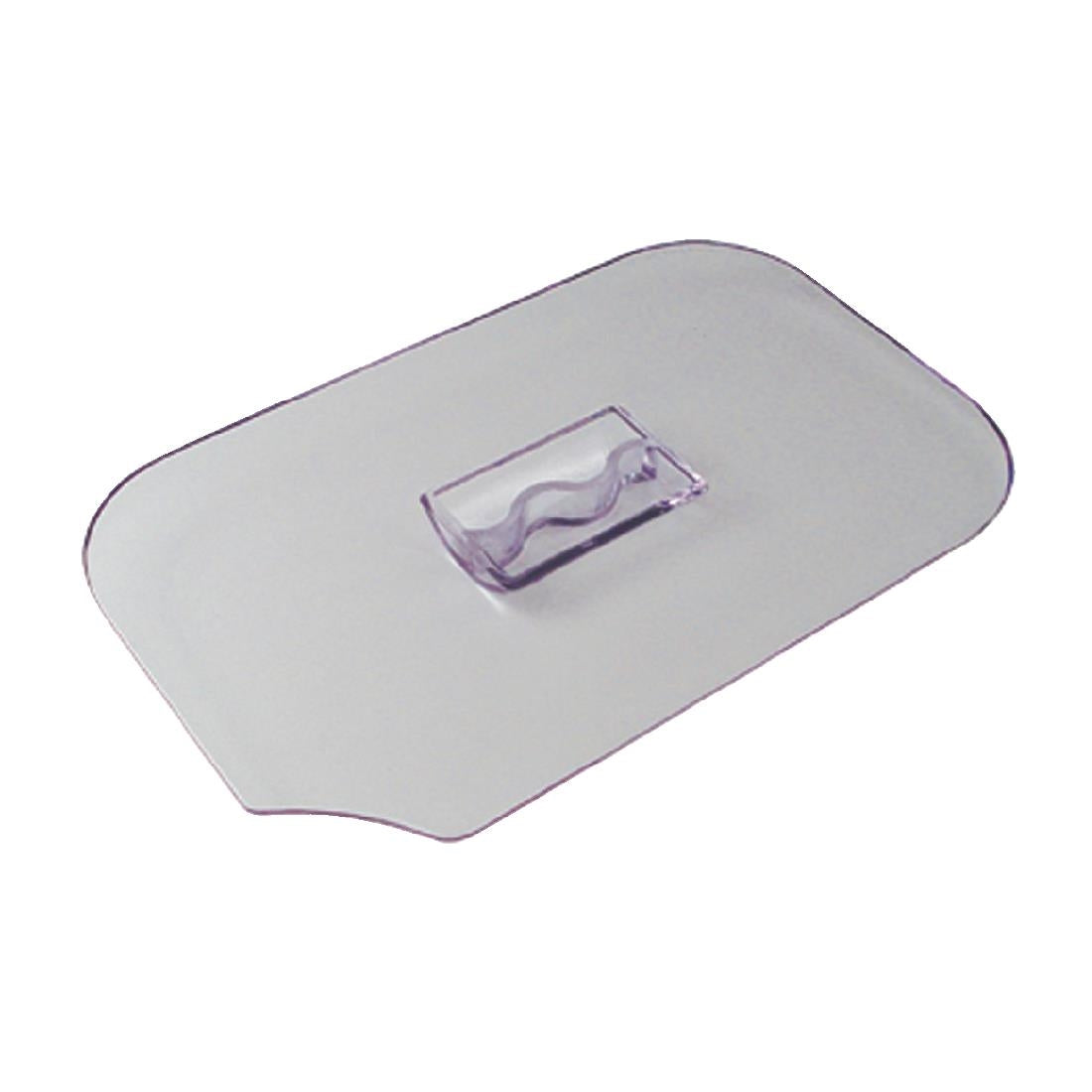 L282 Dalebrook transparant deksel met uitsparing medium