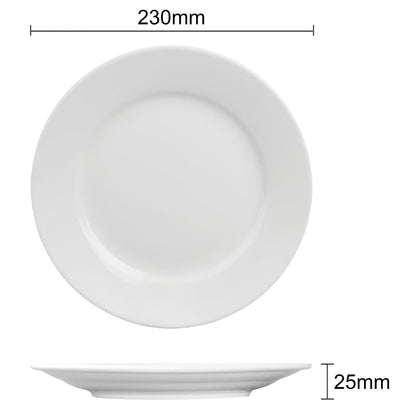 CC208 Olympia Athena Borden Met Brede Rand 22,8cm (12 Stuks)