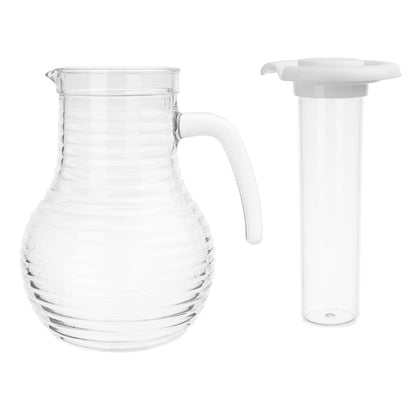 HC357 Olympia Kristallon Kan Met Koelbuis Polycarbonaat Geribbeld 1600ml