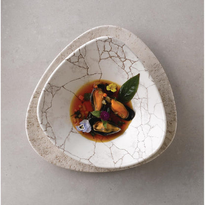 FR063 Churchill Studio Prints Kintsugi Agate Grey Lotus Schalen 177mm (12 stuks)