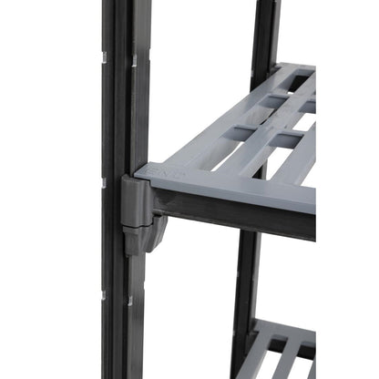 DE904 Cambro stelling 183cm hoog 4 planken - 54cm diep - 107cm breed