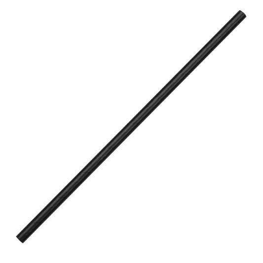 DE926 Fiesta Compostable composteerbare papieren rietjes zwart (250 stuks)