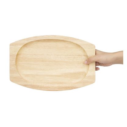 FW979 Olympia Hevea Bord Voor Gietijzer Ovale Sizzler 335X205mm