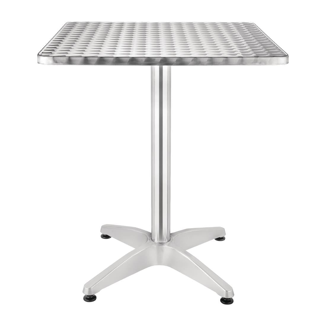 U427 Bolero alumiminium tafel met RVS blad 60cm