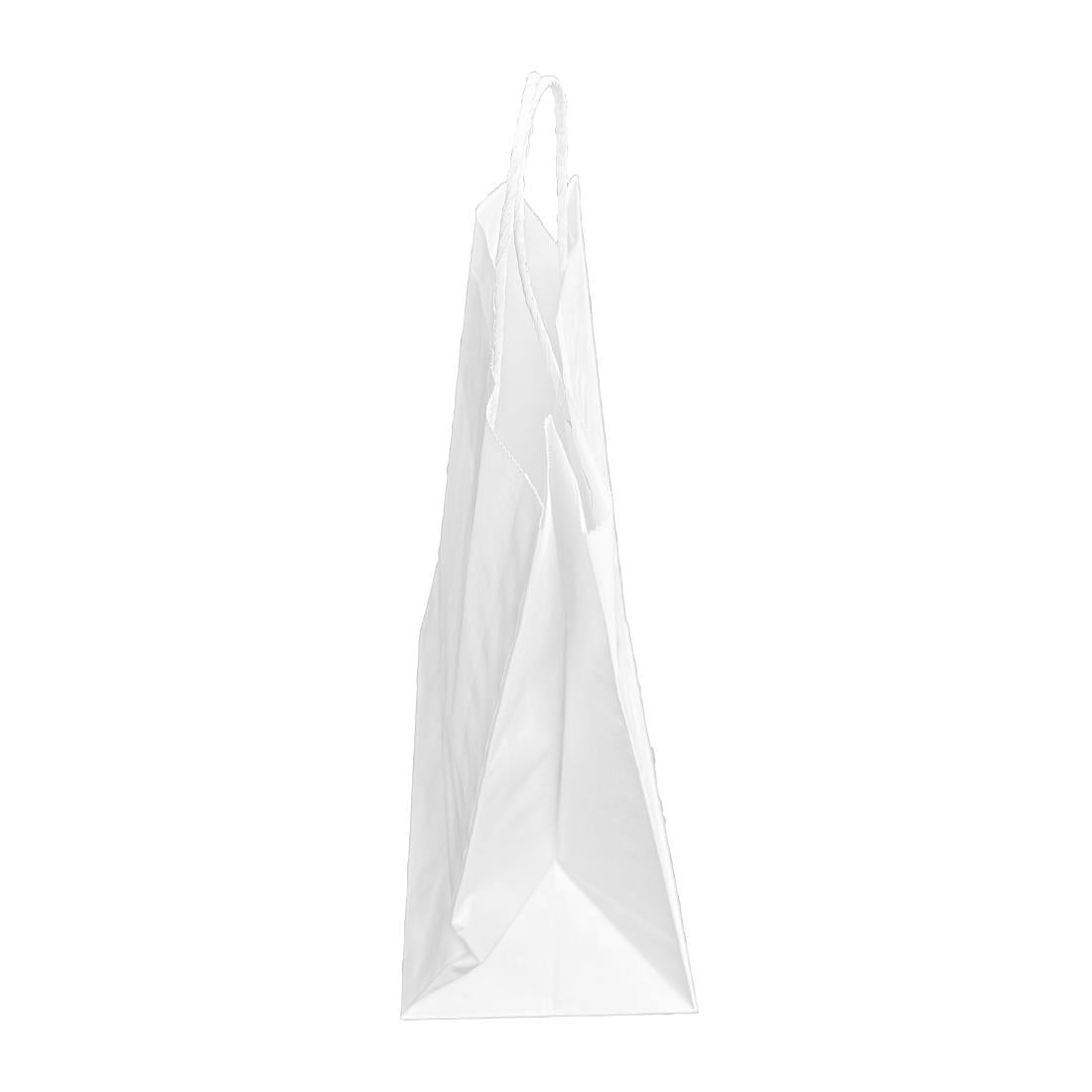 HY767 Fiesta Recycleerbare Witte Papieren Tassen met Gedraaid Handvat Groot (250 stuks)