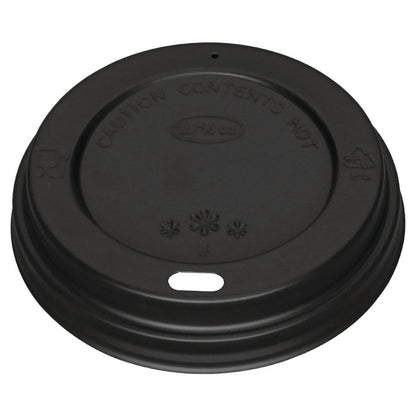 CW718 Fiesta Recyclable deksel zwart voor Fiesta Recyclable 340ml en 455ml koffiebekers (1000 stuks)