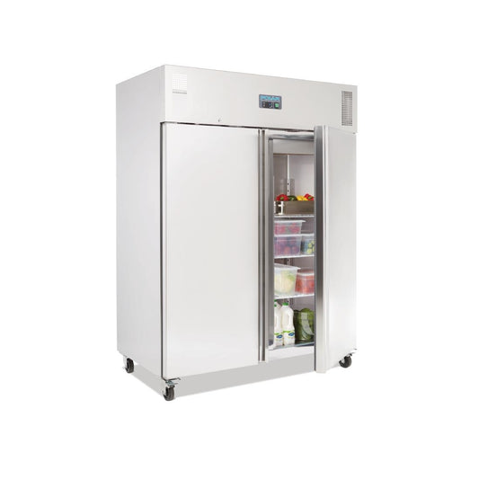 U634 Polar U-serie professionele 2-deurs koeling RVS 1300Ltr