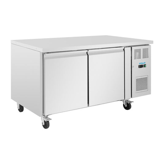 UA083 Polar U-serie 2-deurs counter met euronorm opslag 427Ltr