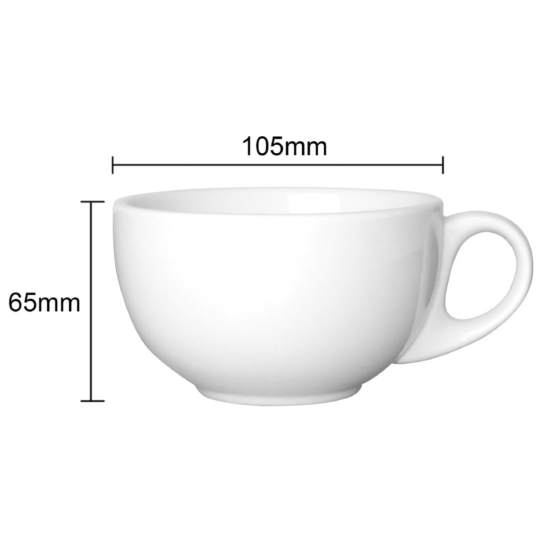 GG870 Olympia Athena cappuccinokopjes 28,5cl (12 stuks)