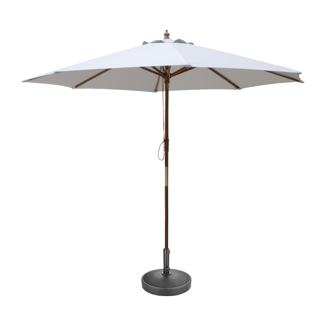 FS158 Bolero betonnen parasolvoet met 43/38mm adapter zwart