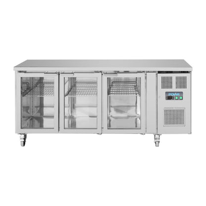UA024 Polar U-serie premium driedeurs displaykoeling laag model 358Ltr