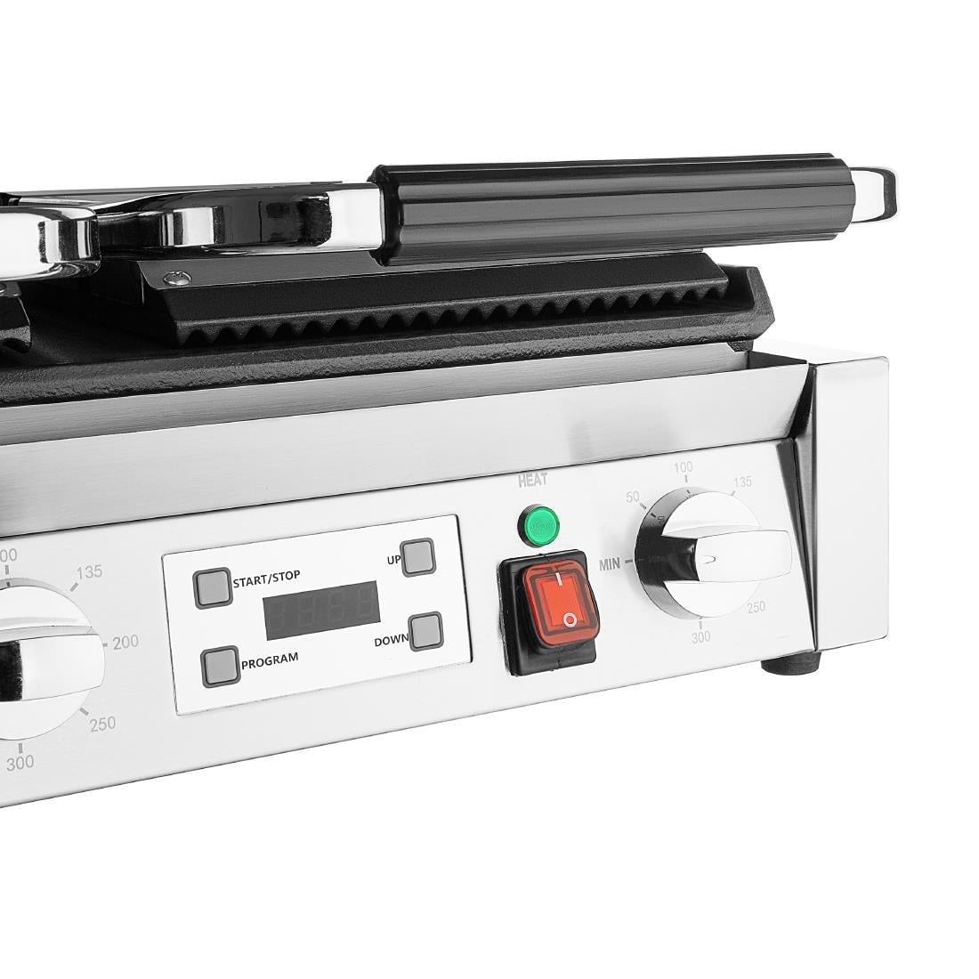CU612 Buffalo Dubbele Contactgrill Geribbeld/Glad
