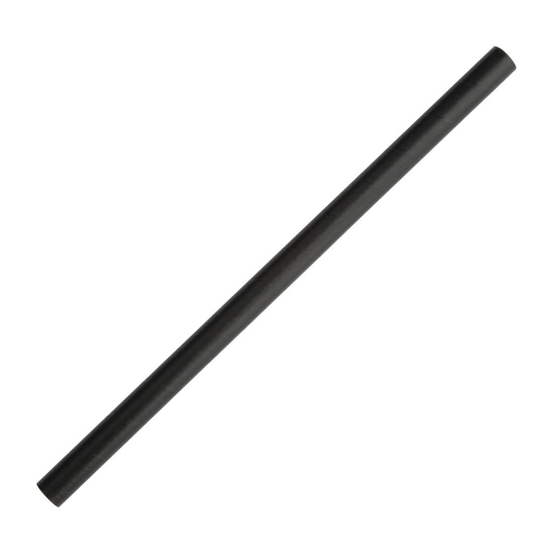 FB145 Fiesta Compostable zwarte papieren smoothierietjes 21cm (250 stuks)