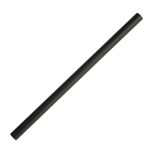 FB145 Fiesta Compostable zwarte papieren smoothierietjes 21cm (250 stuks)