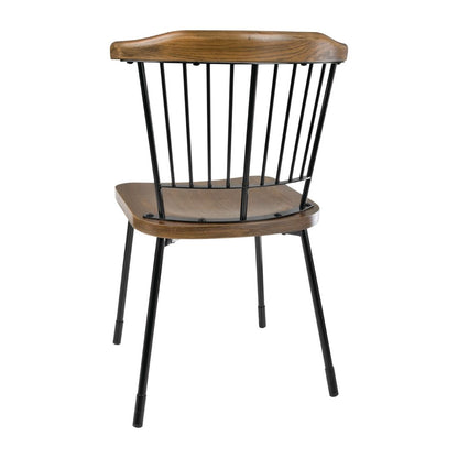 FB871 Bolero Scandi Bijzetstoelen Zwart (2 stuks)