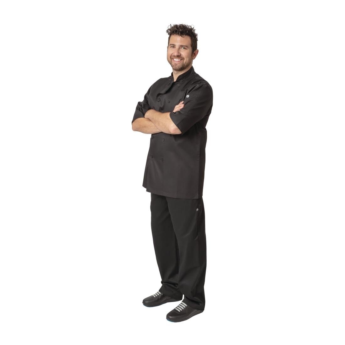 B054-XL Chef Works Montreal Cool Vent koksbuis zwart XL