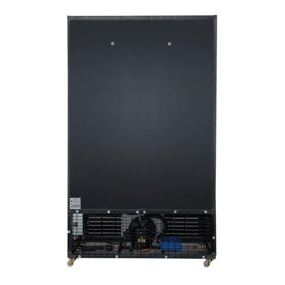 GM813 Polar G-Serie Rechtopstaande Scharnierdeur Display Koeling met Lichtbak 950Ltr Zwart
