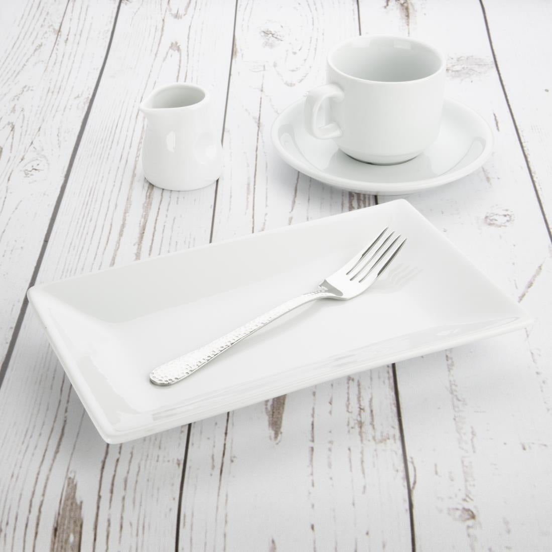 CC894 Olympia Whiteware rechthoekige serveerschalen 25x15cm (4 stuks)