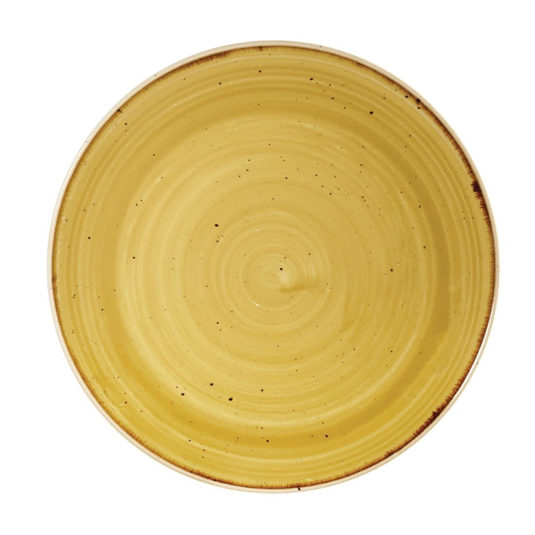 DF786 Churchill Stonecast Mustard Lotus Evolve Coupe Bord 21.7cm (12 stuks)