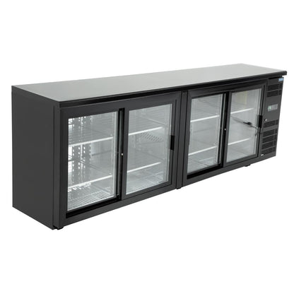 CS103 Polar U-serie vier-deurs displaykoeler voor achter de bar