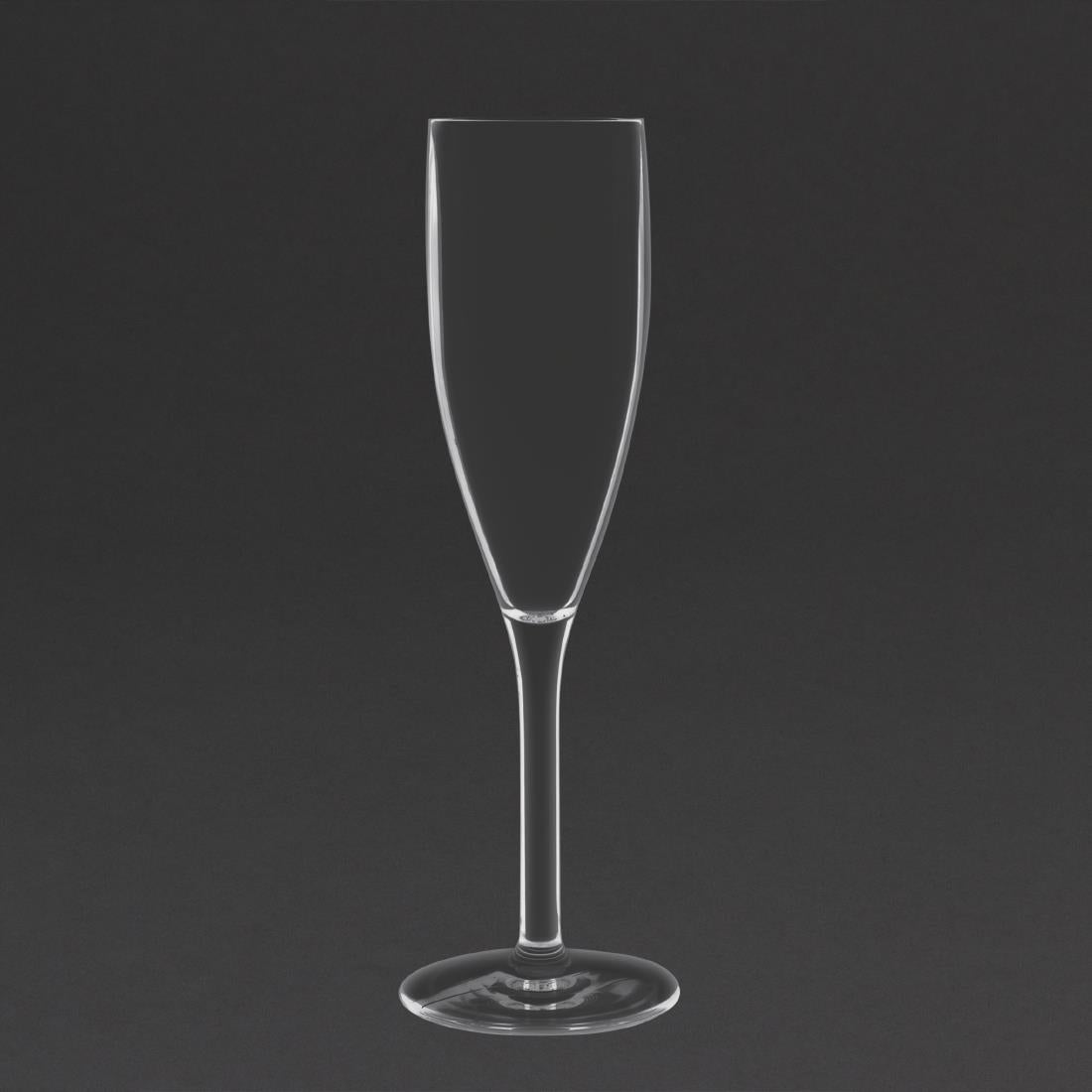 DS133 Olympia Kristallon polycarbonaat champagneglazen 21cl (12 stuks)