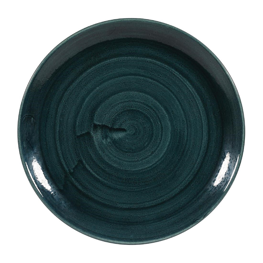 FA591 Churchill Stonecast Patina Rustic Teal Evolve Coupe Bord 28.6cm (12 stuks)
