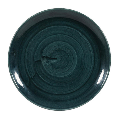 FA591 Churchill Stonecast Patina Rustic Teal Evolve Coupe Bord 28.6cm (12 stuks)