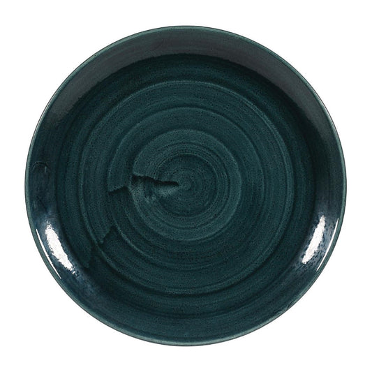 FA591 Churchill Stonecast Patina Rustic Teal Evolve Coupe Bord 28.6cm (12 stuks)