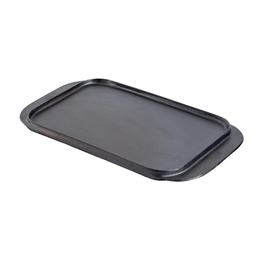 M650 Vogue dubbelzijdige gietijzeren grillplaat glad/ribbel