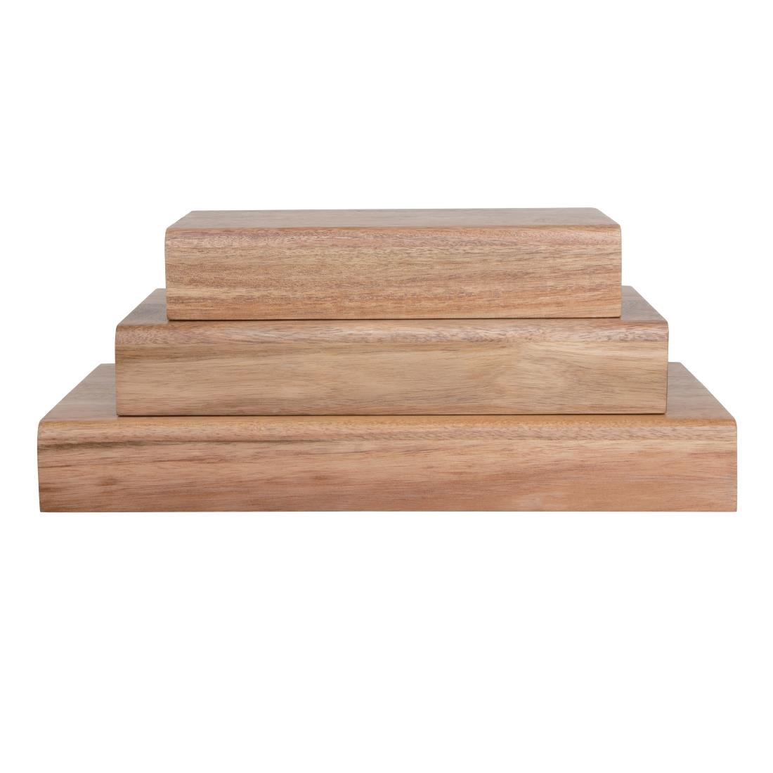 CP697 Olympia FSC acaciahouten set van 3 verhogers (3 Stuks)