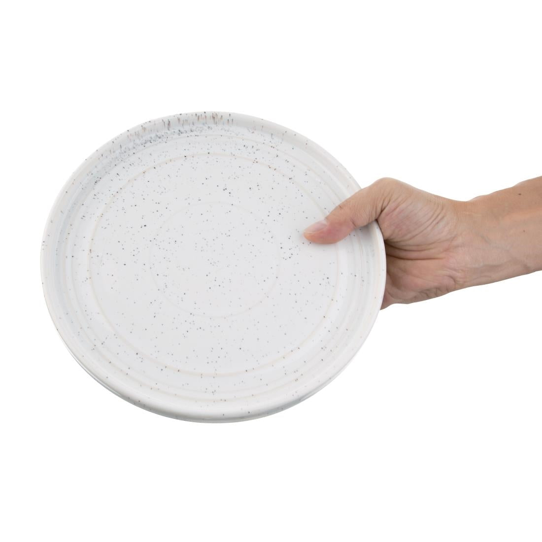 FD903 Olympia Cavolo Platte Ronde Borden 22cm Wit (6 Stuks)