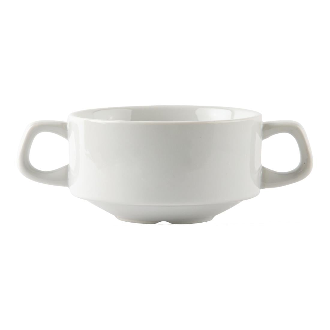 CF369 Olympia Athena Stapelbare Soepkommen 160mm 290ml (12 Stuks)