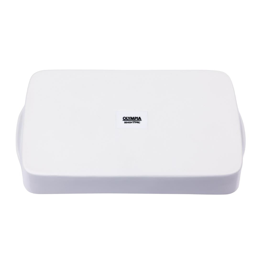 W419 Olympia Whiteware rechthoekige ovenschaal 305x 163mm (6 stuks)