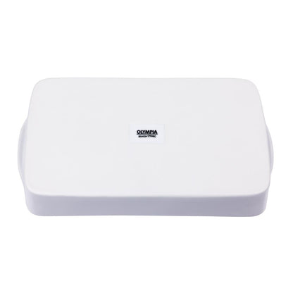 W419 Olympia Whiteware rechthoekige ovenschaal 305x 163mm (6 stuks)