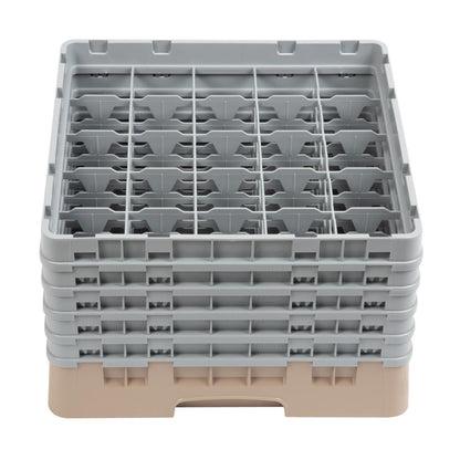 DW556 Cambro Camrack vaatwaskorf met 25 compartimenten max. glashoogte 25,7cm
