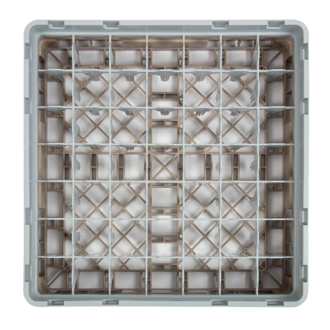 DW561 Cambro Camrack vaatwaskorf met 49 compartimenten max. glashoogte 9,2cm