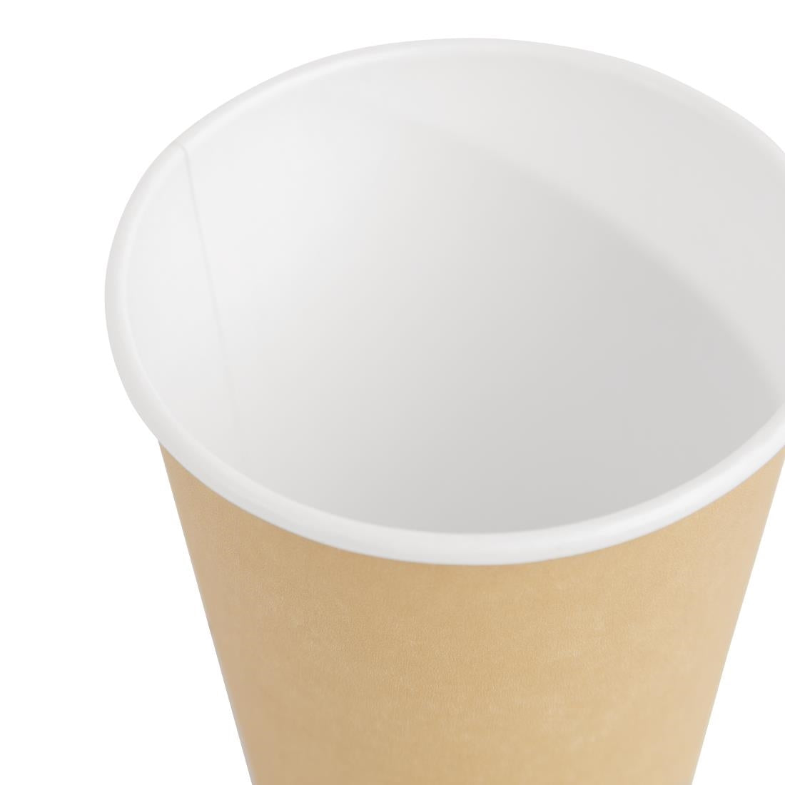 GF032 Fiesta Recyclable koffiebekers enkelwandig lichtbruin 34cl (1000 stuks)