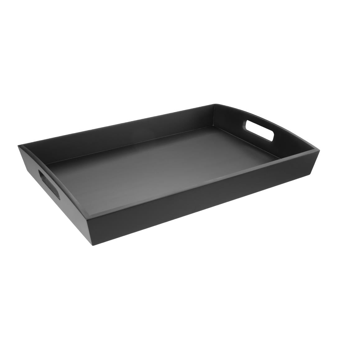 DP883 Olympia Bamboe Zwart Groot Dienblad - 510x350x70mm