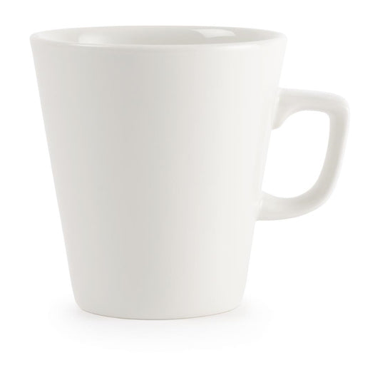 W003 Churchill Plain Whiteware latte mokken 440ml (6 stuks)