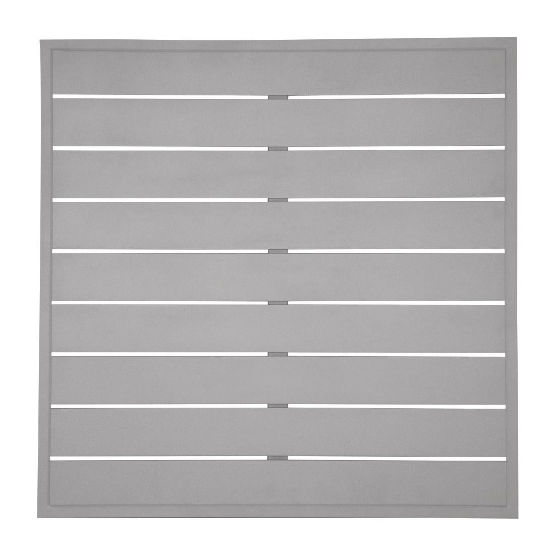 FW598 Bolero Aluminium Vierkant Tafelblad Lichtgrijs 700mm