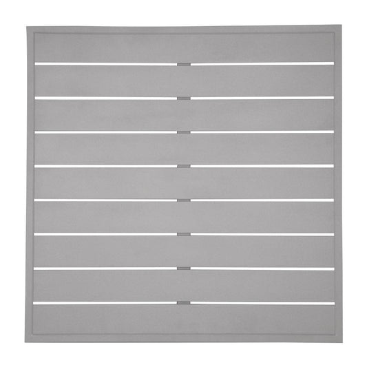 FW598 Bolero Aluminium Vierkant Tafelblad Lichtgrijs 700mm