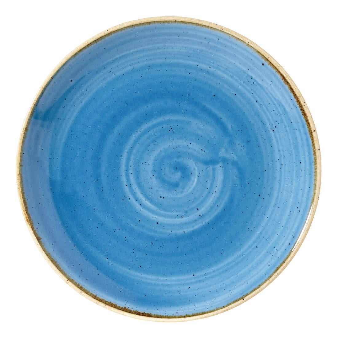 DF767 Churchill Stonecast Cornflower Blue Coupe Bord 16.5cm (12 stuks)