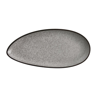 DF180 Olympia Mineral Bladvormig Bord 25,5x12cm (6 Stuks)